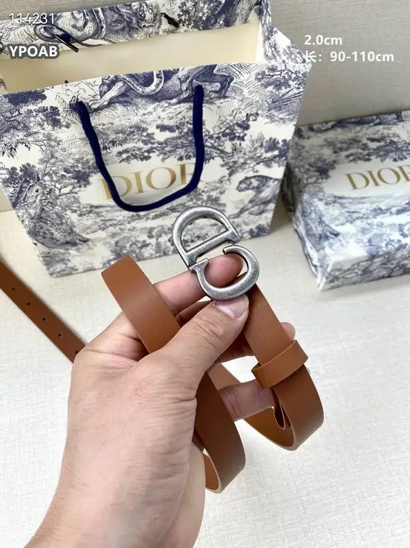 Dior Belt 20mmX90-110cm 8L03